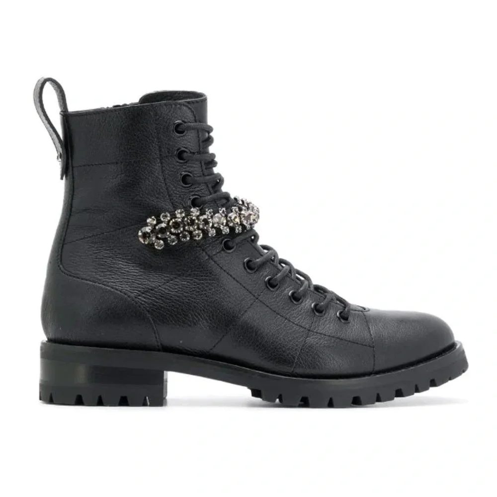 Jimmy Choo cruz Combat ankle boots - Picture 3 of 4